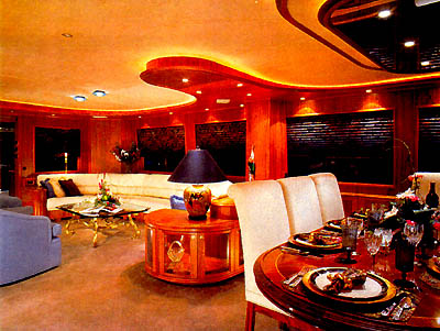 Krisha's Main Salon and Dining Area